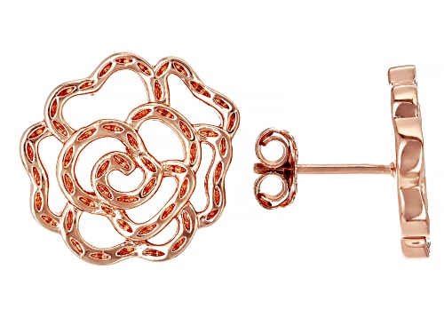 Timna Jewelry Collection™ Copper Flower Shape Stud Earrings