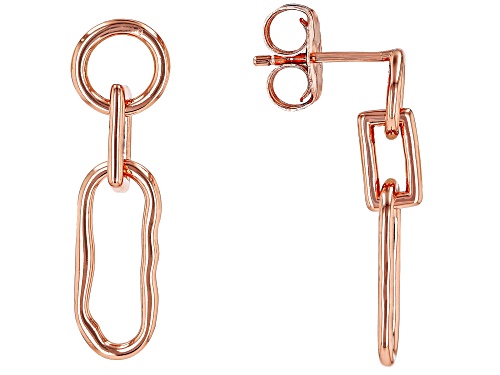 Timna Jewelry Collection™ Copper Link Dangle Earrings