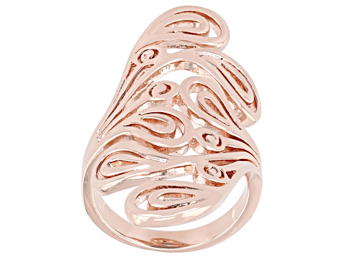 Timna Jewelry Collection™ Elongated Copper Ring - Size 7