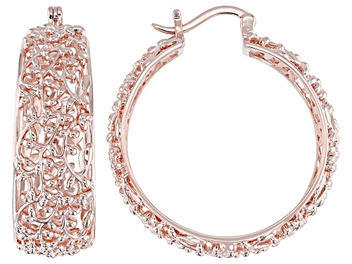 Timna Jewelry Collection™ Open Design Copper Hoop Earrings