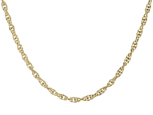 Artisan Collection Of Turkey™ 18K Yellow Gold Over Sterling Silver Rope Chain - Size 18