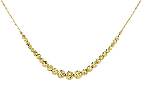 Artisan Collection of Turkey™ 18k Yellow Gold Over Sterling Silver 18" Necklace - Size 18