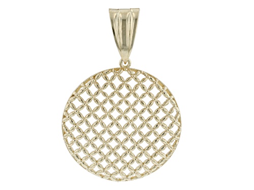 Artisan Collection of Turkey™ 18k Yellow Gold Over Sterling Silver Enhancer Pendant