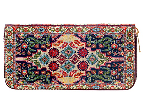 Artisan Collection of Turkey™  Multi Color Turkish Tapestry Fabric Wallet