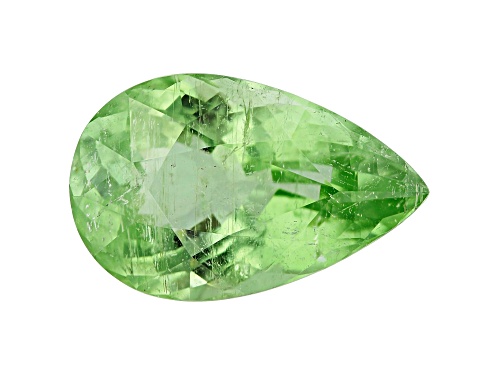 Green Tourmaline 16.4x10.4mm Pear Shape 7.44ct