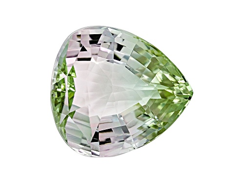 Bi-Color Tourmaline 17.6x16.1mm Pear Shape 20.16ct
