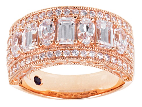 Photo of Vanna K ™ For Bella Luce ® 3.47ctw Emerald Cut, Oval & Round Eterno ™ Band Ring - Size 10