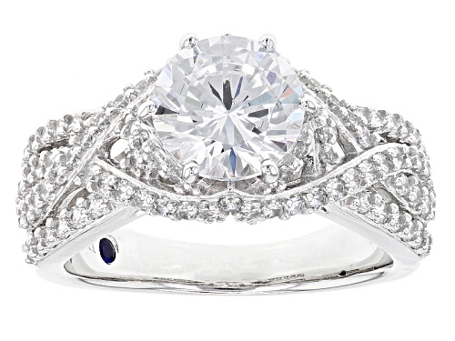 Photo of Vanna K ™ For Bella Luce ® 4.38ctw White Diamond Simulant Platineve® Ring (2.98ctw Dew) - Size 9