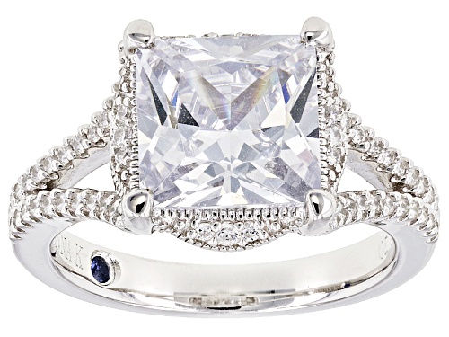 Photo of Vanna K ™ For Bella Luce ® 6.32ctw White Diamond Simulant Platineve® Ring (4.52ctw Dew) - Size 12