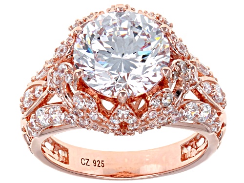 Photo of Vanna K ™ For Bella Luce ® 8.63ctw Vanna K Cut Diamond Simulant Eterno ™ Rose Ring - Size 10