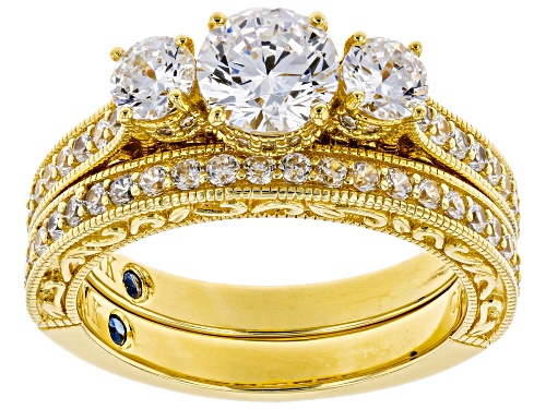 Photo of Vanna K ™ For Bella Luce ® 3.48ctw Diamond Simulant Eterno ™ Yellow Ring With Band (2.16ctw DEW) - Size 12
