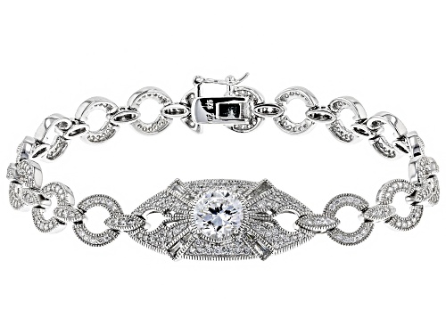 Photo of Vanna K ™ For Bella Luce ® 6.33CTW Diamond Simulant Platineve ™ Over Silver Bracelet - Size 7