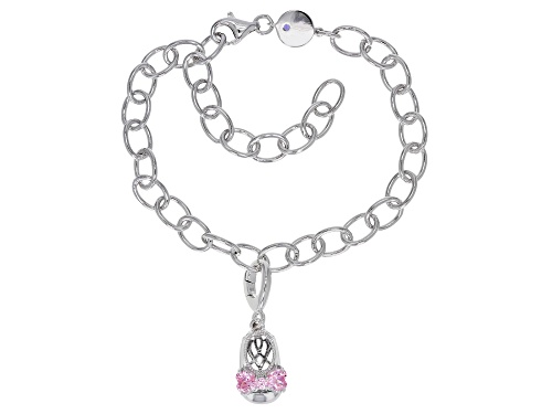 Vanna K™ For Bella Luce ® 0.89ctw Platineve ® Charm With Bracelet (0.53ctw DEW) - Size 8