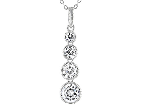 Photo of Vanna K™ For Bella Luce® 2.74ctw White Diamond Simulant Platineve® Pendant With Chain (1.66ctw DEW)