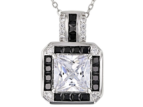 Photo of Vanna K ™ for Bella Luce ® 5.39ctw Black And White Diamond Simulants Platineve ® Pendant With Chain