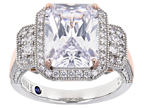 Photo of Vanna K ™ For Bella Luce ® 8.52ctw White Diamond Simulant Platineve ® Ring - Size 10