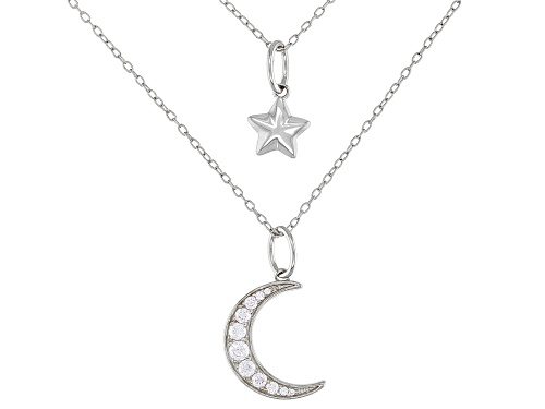 Photo of Vanna K™ For Bella Luce ® 0.35ctw White Diamond Simulant Platineve ® Multi Strand Necklace - Size 16