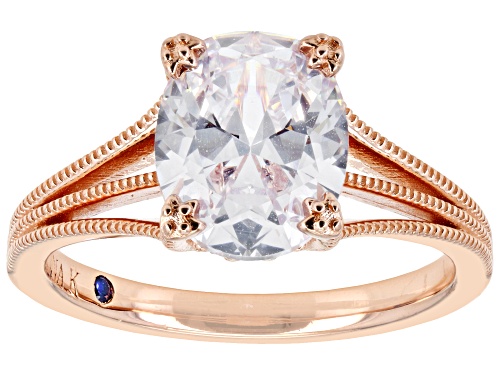 Photo of Vanna K for Bella Luce® 3.80ctw White Diamond Simulant Eterno® Rose Ring - Size 9