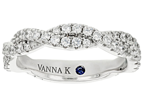 Vanna K™ For Bella Luce® 1.27ctw White Diamond Simulant Platineve™ Ring (0.76ctw DEW) - Size 10