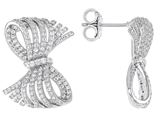 Vanna K™ For Bella Luce® 2.00ctw White Diamond Simulant Platineve® Earrings(1.21ctw DEW)
