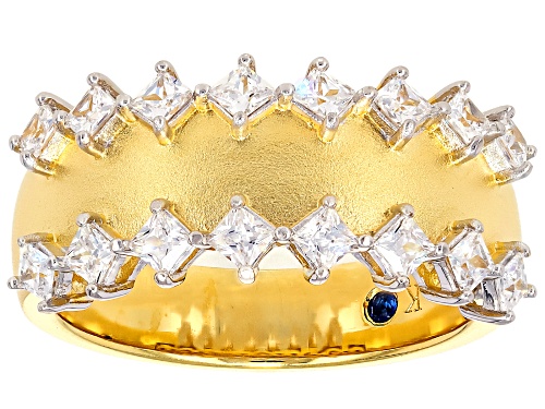 Vanna K™ For Bella Luce® 1.36ctw White Diamond Simulant Eterno™ Yellow Ring - Size 5