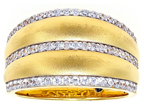 Vanna K™ For Bella Luce® 0.89ctw White Diamond Simulant Eterno™ Yellow Ring - Size 5