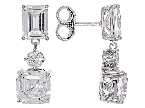 Vanna K™ For Bella Luce® 14.31ctw White Diamond Simulant Platineve® Earrings