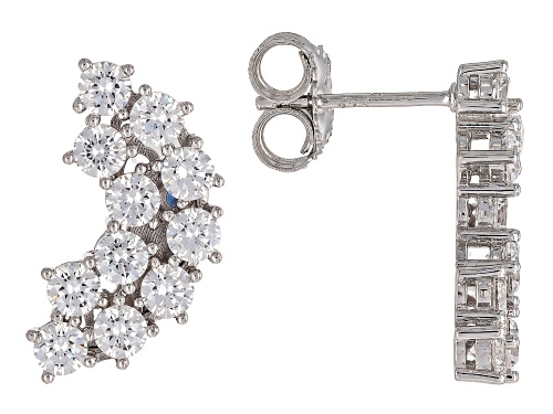 Vanna K™ For Bella Luce® 3.87ctw White Diamond Simulant Platineve® Earrings