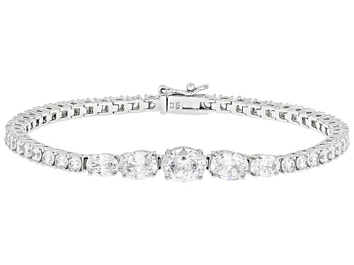 Vanna K™ For Bella Luce® 13.41ctw White Diamond Simulant Platineve® Tennis Bracelet - Size 8