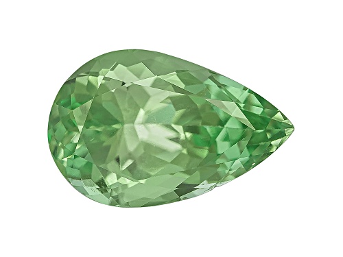Tanzanian mint grossular garnet 1.21ct 8.25x5.25mm pear shape