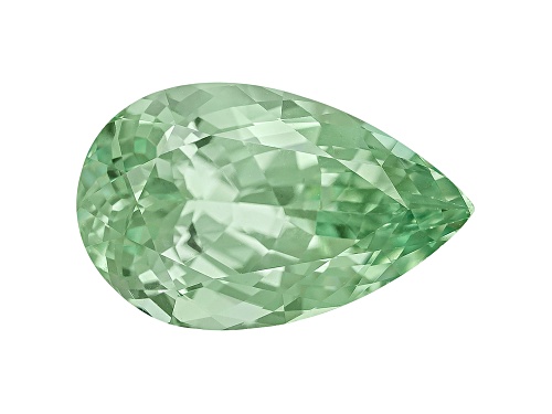 Tanzanian fluorescent mint grossular garnet min 2.25ct mm varies pear shape