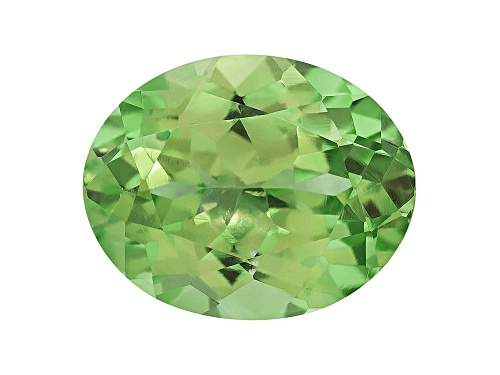 Tanzanian mint grossular garnet min 2.50ct 10x8mm oval