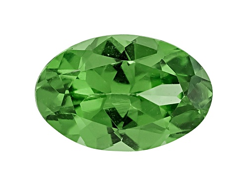 Tanzanian mint grossular garnet min 0.40ct 6x4mm oval