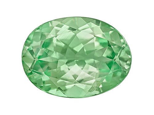 Tanzanian mint grossular garnet min 1.00ct 7.5x5.5mm oval
