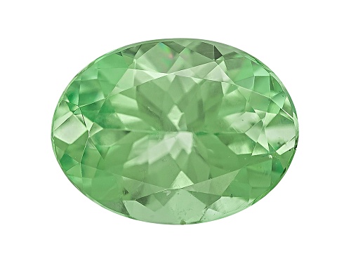 Tanzanian mint grossular garnet min 1.10ct 8x6mm oval
