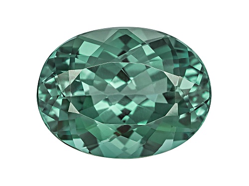 Bluish Green Tourmaline 15.09x11.46mm Oval 8.81ct