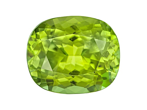 Peridot 11.9x9.9mm Rectangular Cushion Mixed Step Cut 5.66ct