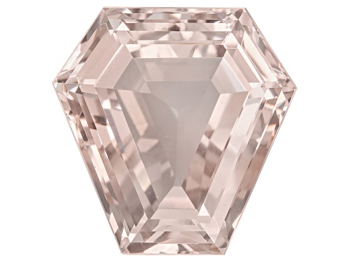Nigerian Pink Tourmaline 35.99ct 21.39x21.12mm Shield Shape Step Cut Gemworld Verification Report
