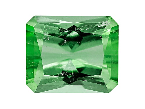 Green Tourmaline 7.47x6.29mm Rectangular Octagonal Radiant Cut 1.68ct