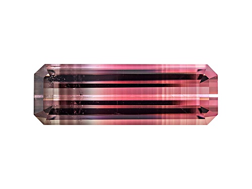 Bi-Color Tourmaline Untreated 18.48x6.12mm Emerald Cut 4.87ct
