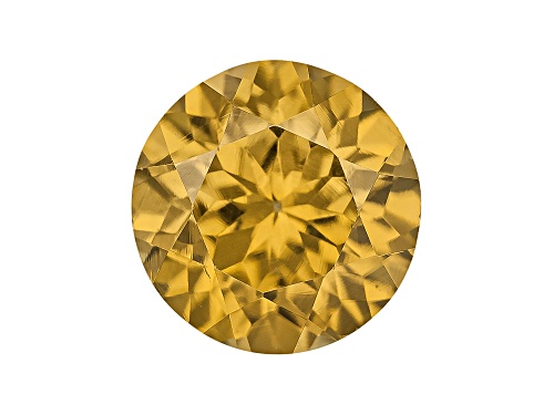 Yellow Reserve Zircon Min 1.25ct 6.5mm Round Color Varies Caution: Heat Sensitive