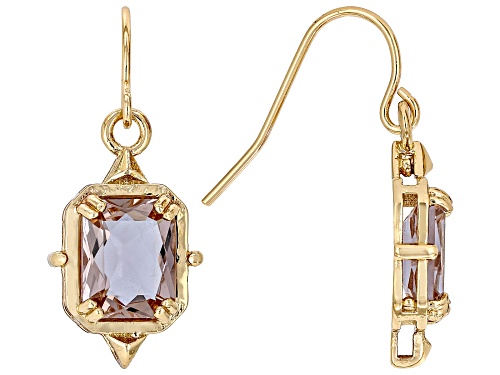 Zandrite Bronze Solitaire Dangle Earrings