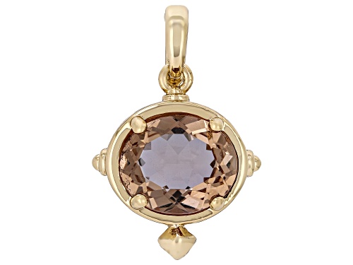 Oval Zandrite Bronze Solitaire Enhancer