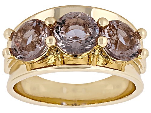 Zandrite Bronze 3-Stone Ring - Size 8