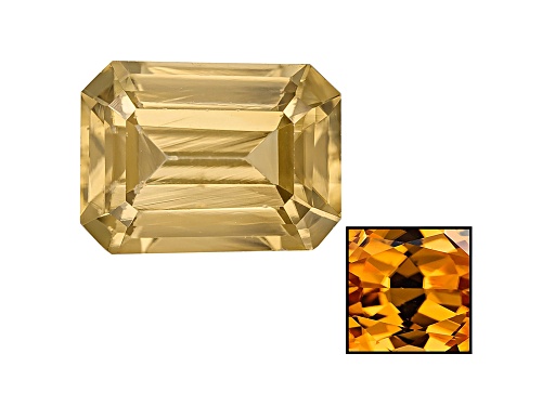 Yellow Reserve Zircon Min 2.00ct 8x6mm Emerald Cut Color Varies