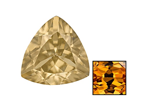 Yellow Zircon Min 1.00ct 6mm Trillion Color Varies Caution: Heat Sensitive