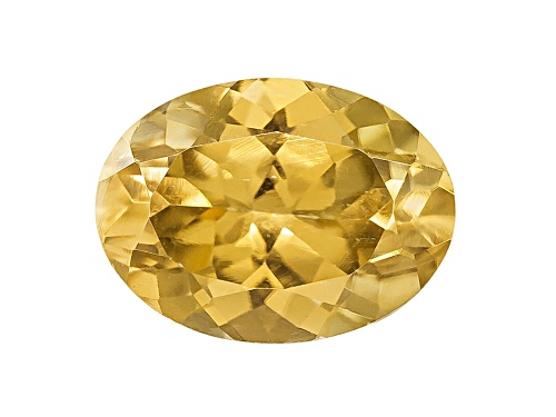 Yellow Zircon Thermochromic 8x6mm Oval 1.75ct