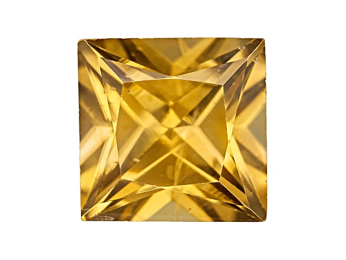 Yellow Zircon 1.25ct Minimum 6mm Princess Cut
