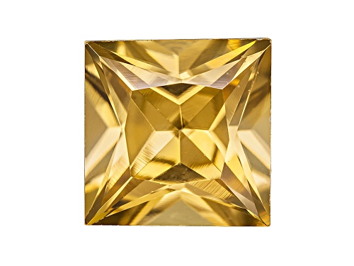 Yellow Zircon 2.00ct Minimum 7mm Princess Cut