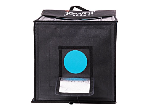 Portable Photography Studio Tent with LED Lights, 4 Backdrops, and Power Adapter with Storage Case